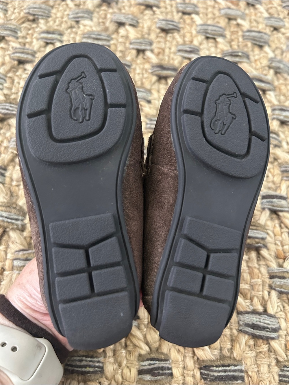 Polo Ralph Lauren Brown Suede Loafers - Picture 4 of 5